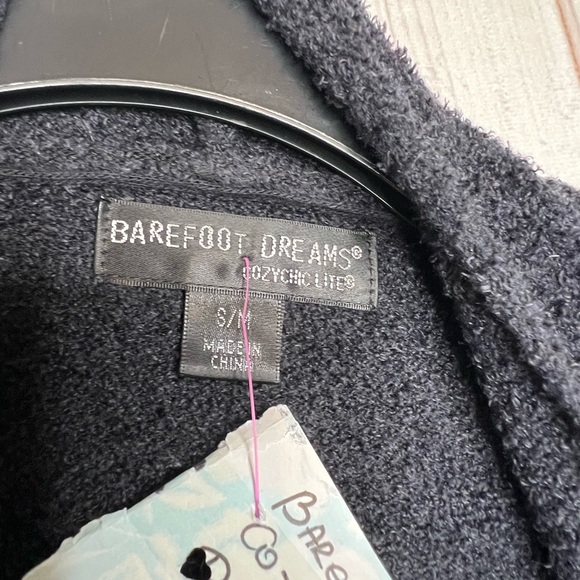 Barefoot Dreams Charcoal Open-Front Cardigan - Picture 3 of 7